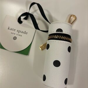 Kate Spade New York x Target White and Black Polka Dot Lipstick Holder
